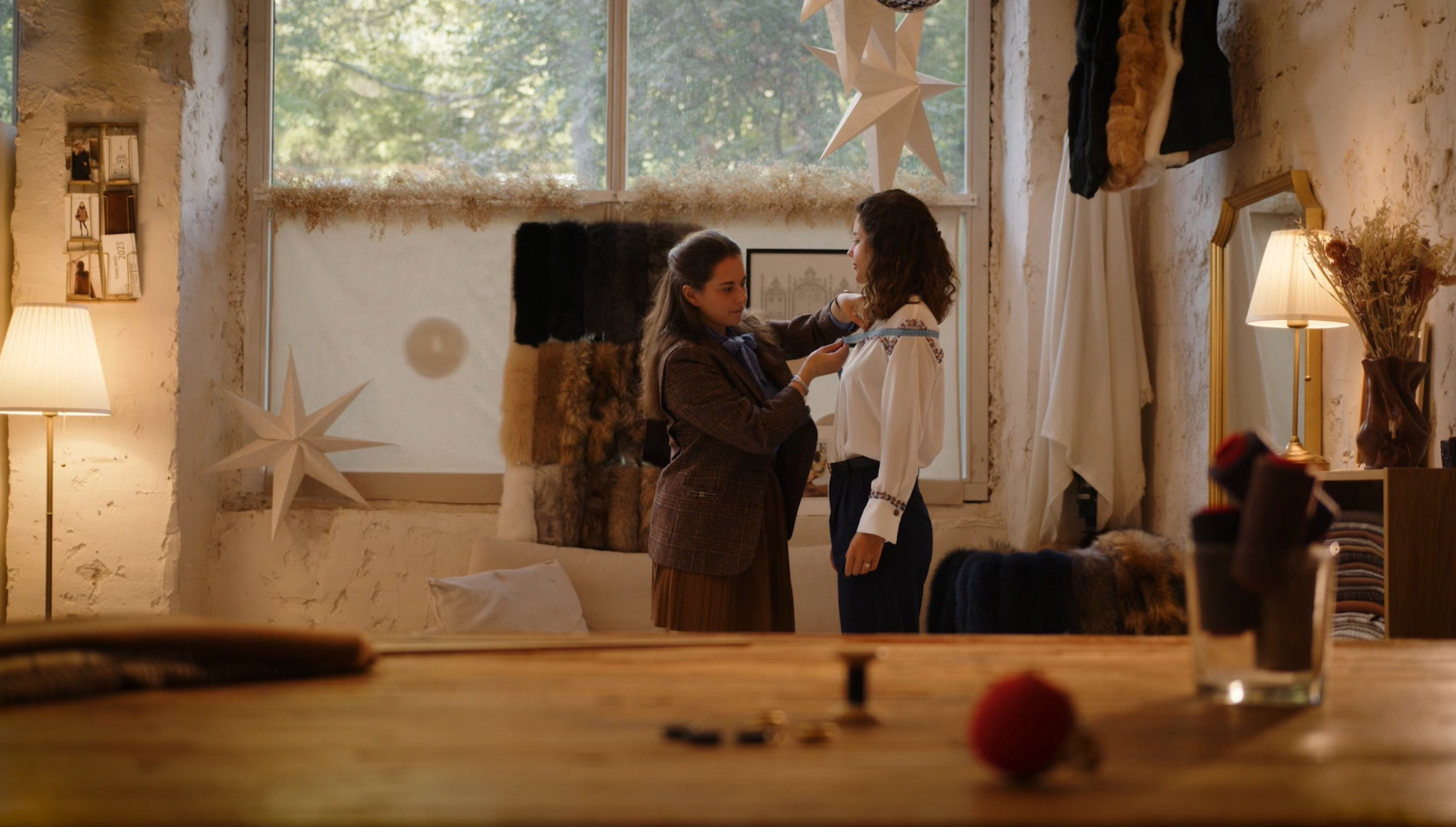 prise de mesure cape sur mesure confection