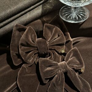 LE NOEUD VELOURS BRUN