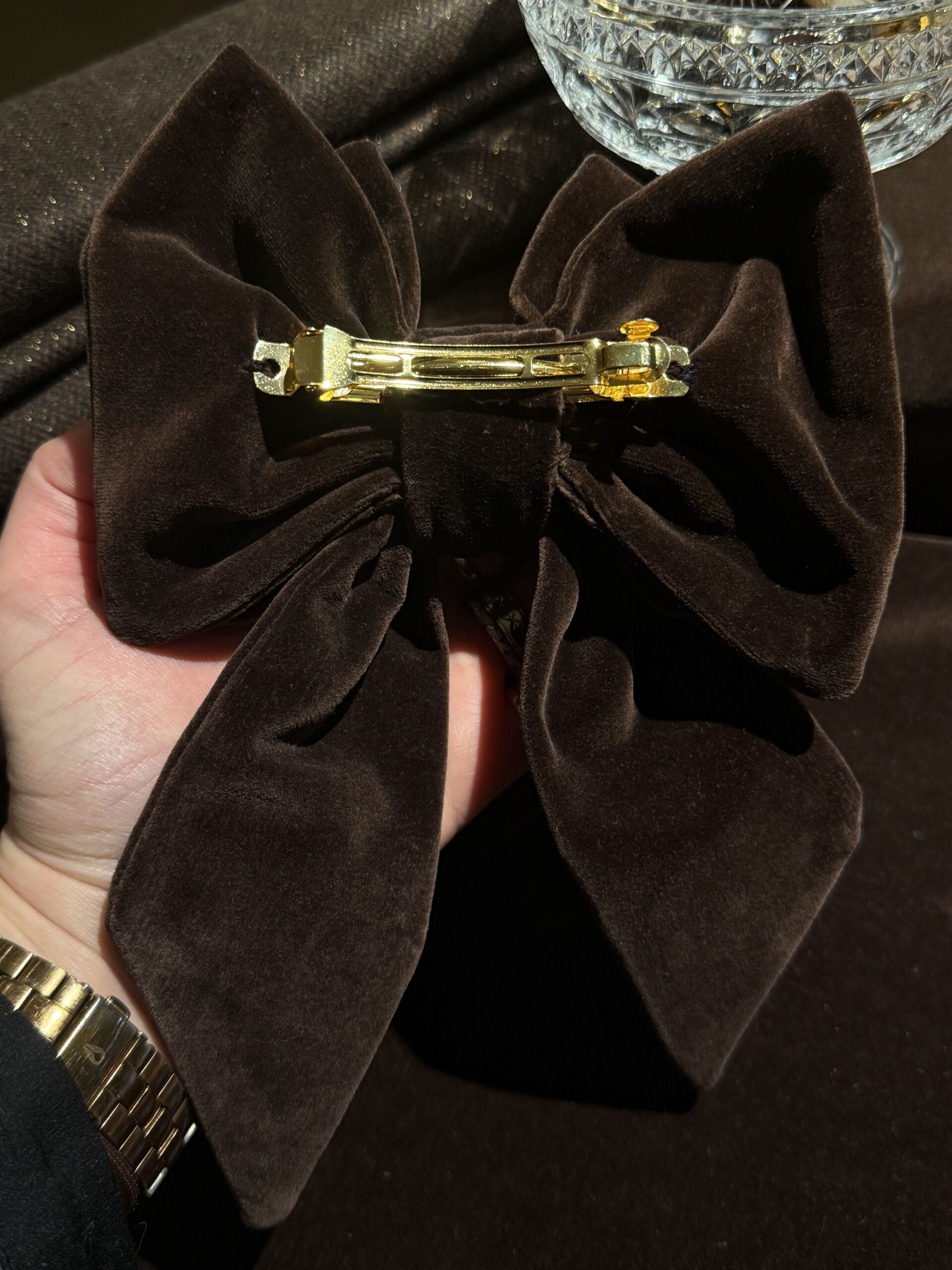 les noeuds velours et boutons