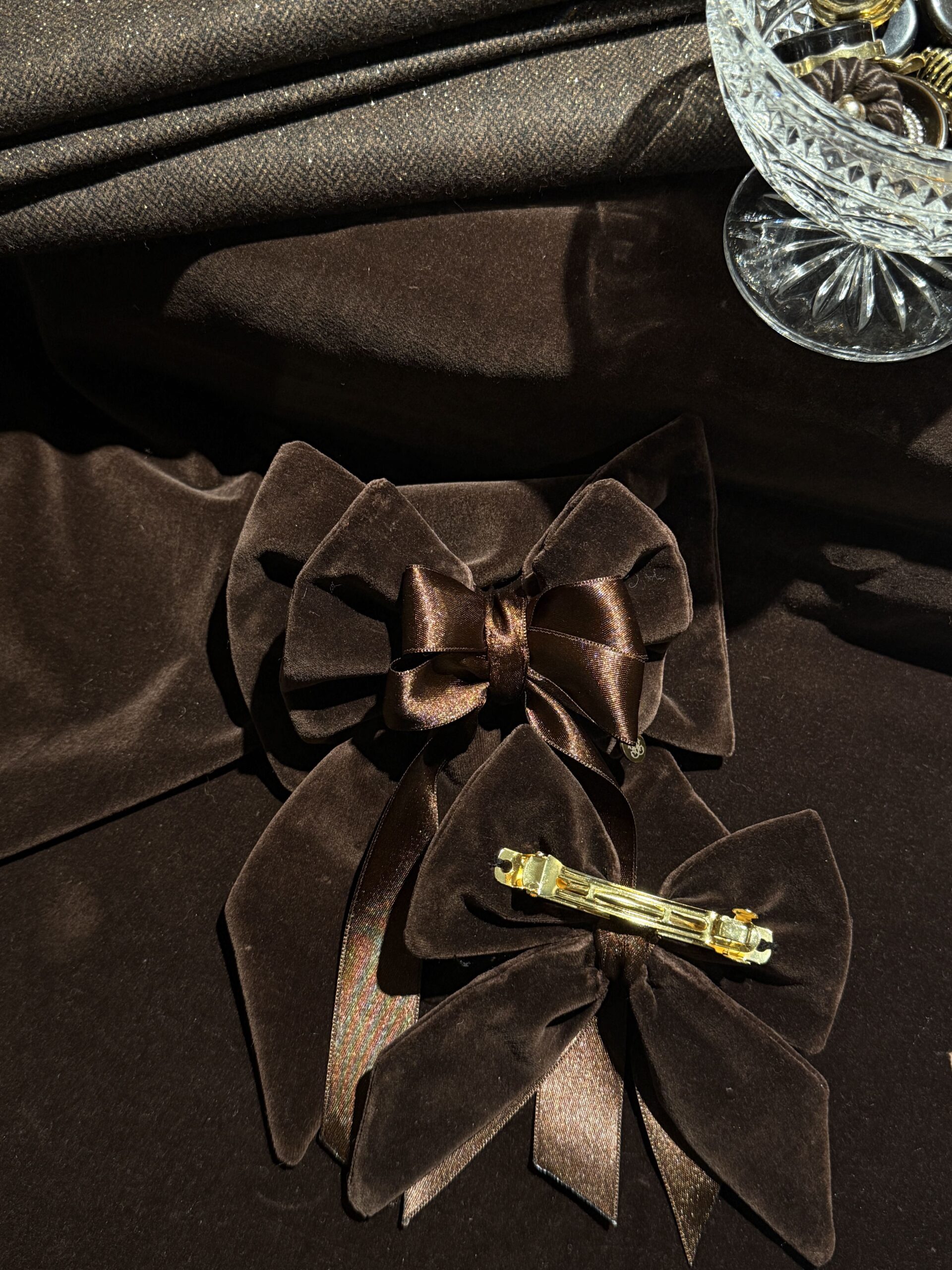 les noeuds velours et noeud et satin