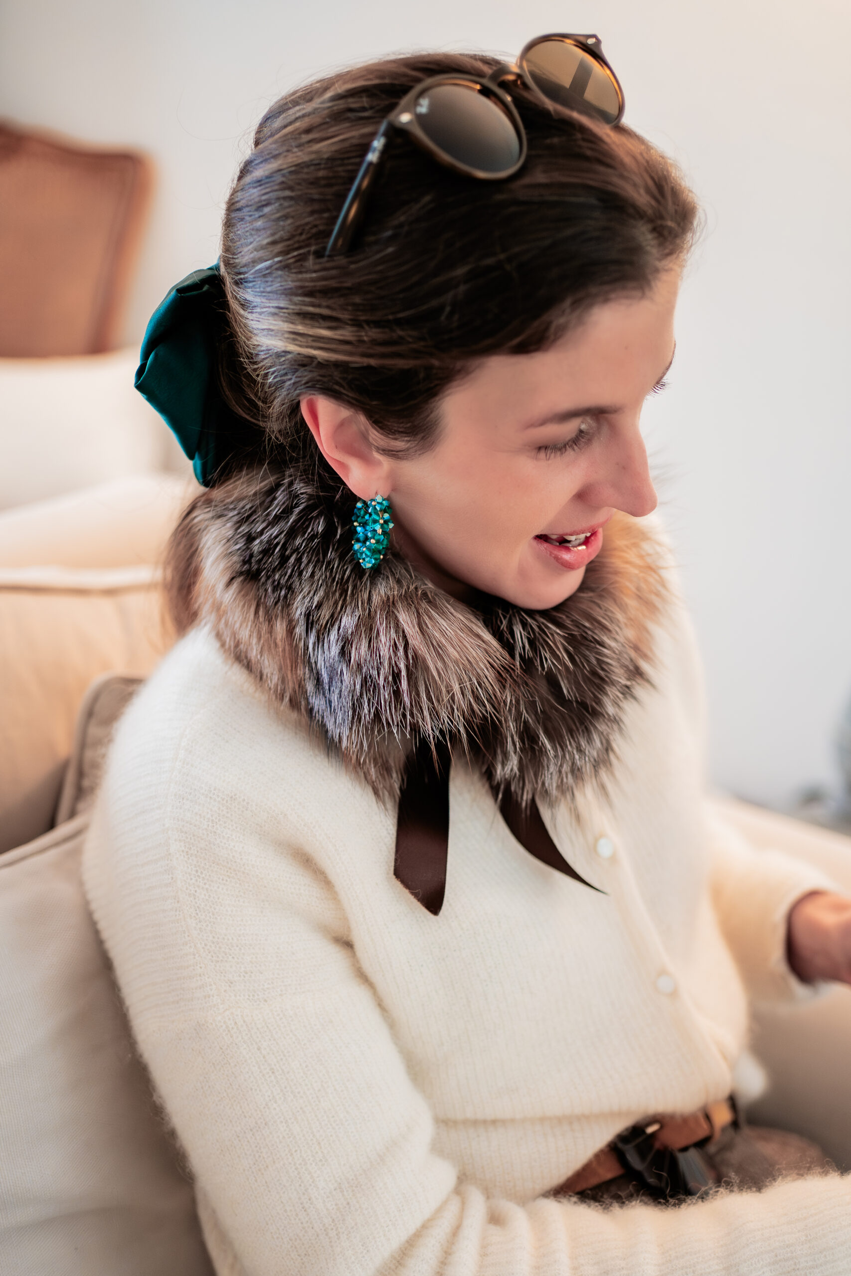 Le tour de cou Torrent fourrure de renard