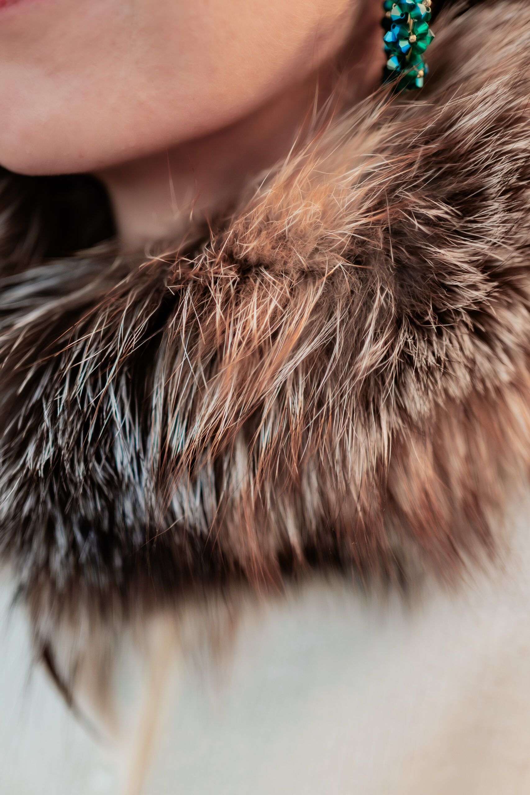 Le tour de cou Torrent fourrure de renard