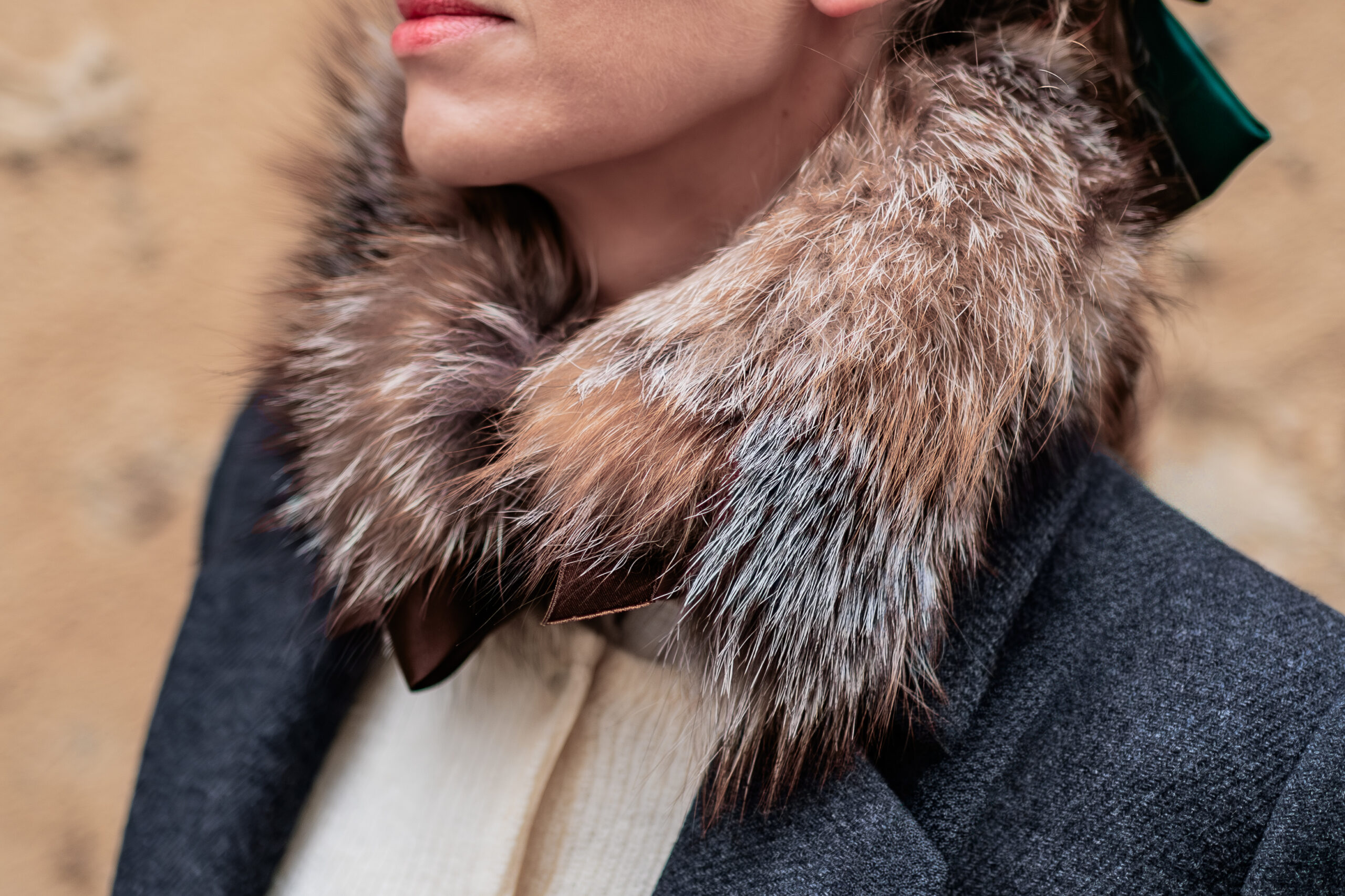 Le tour de cou Torrent fourrure de renard