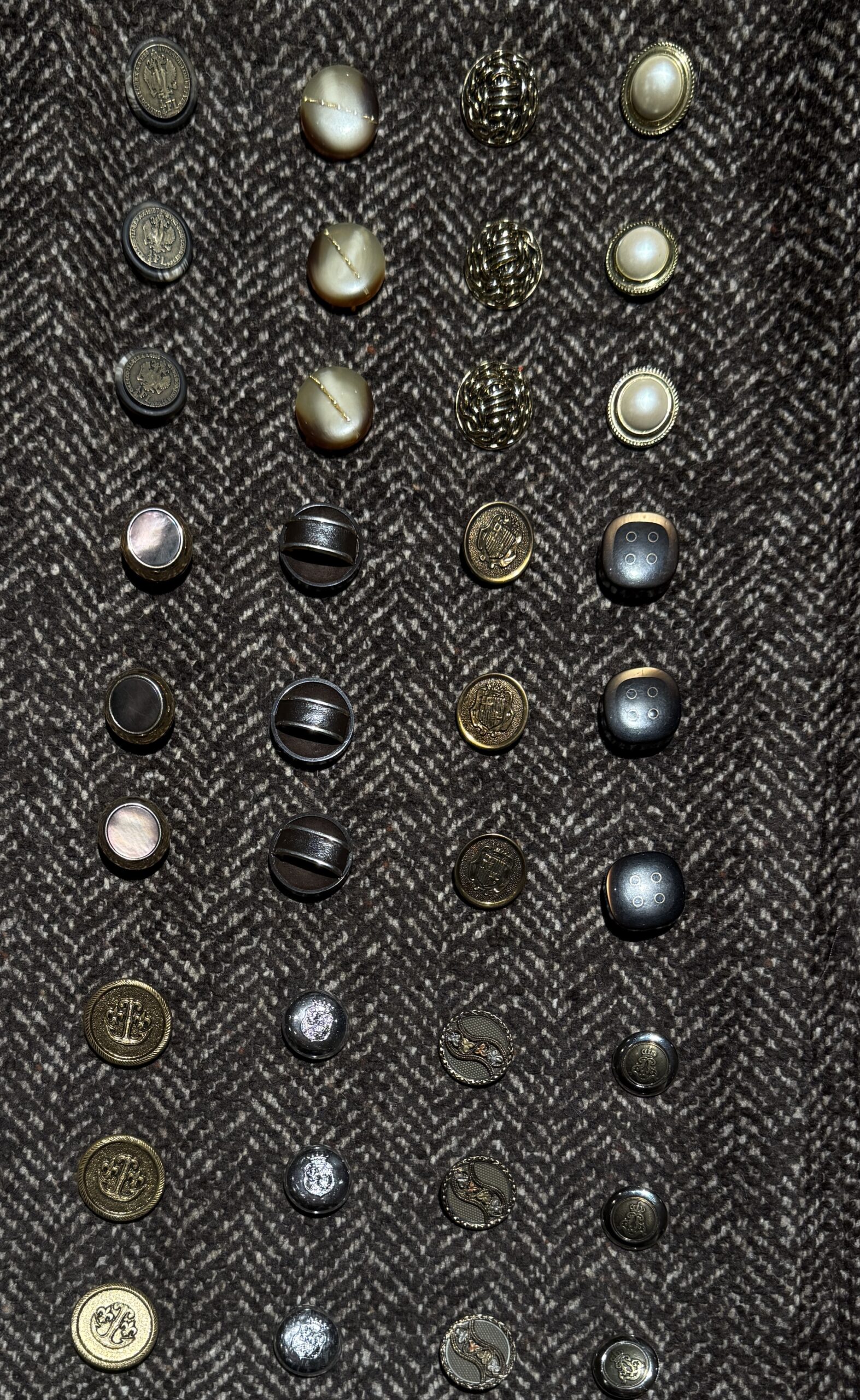 les boutons aux choix